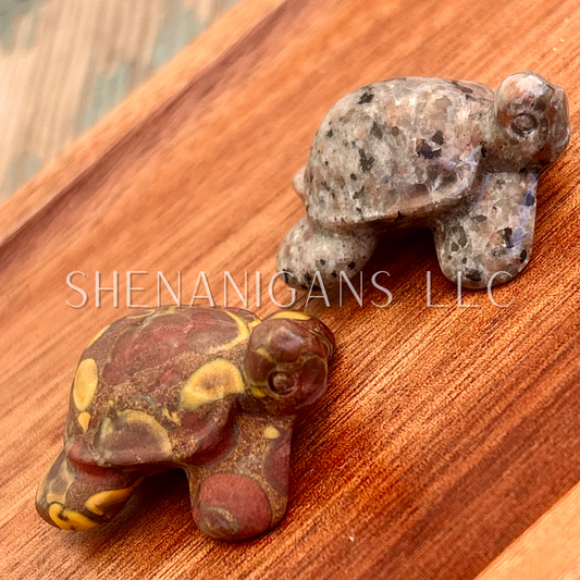 Sea Turtle - Small Crystal Carving
