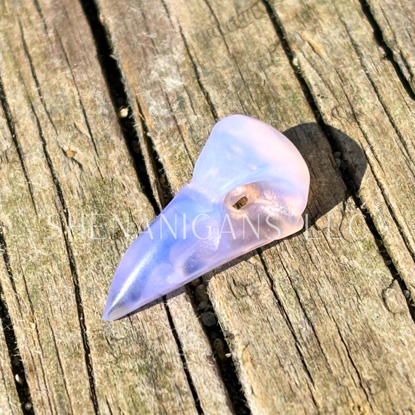 Raven Skull - Small - Crystal Carving