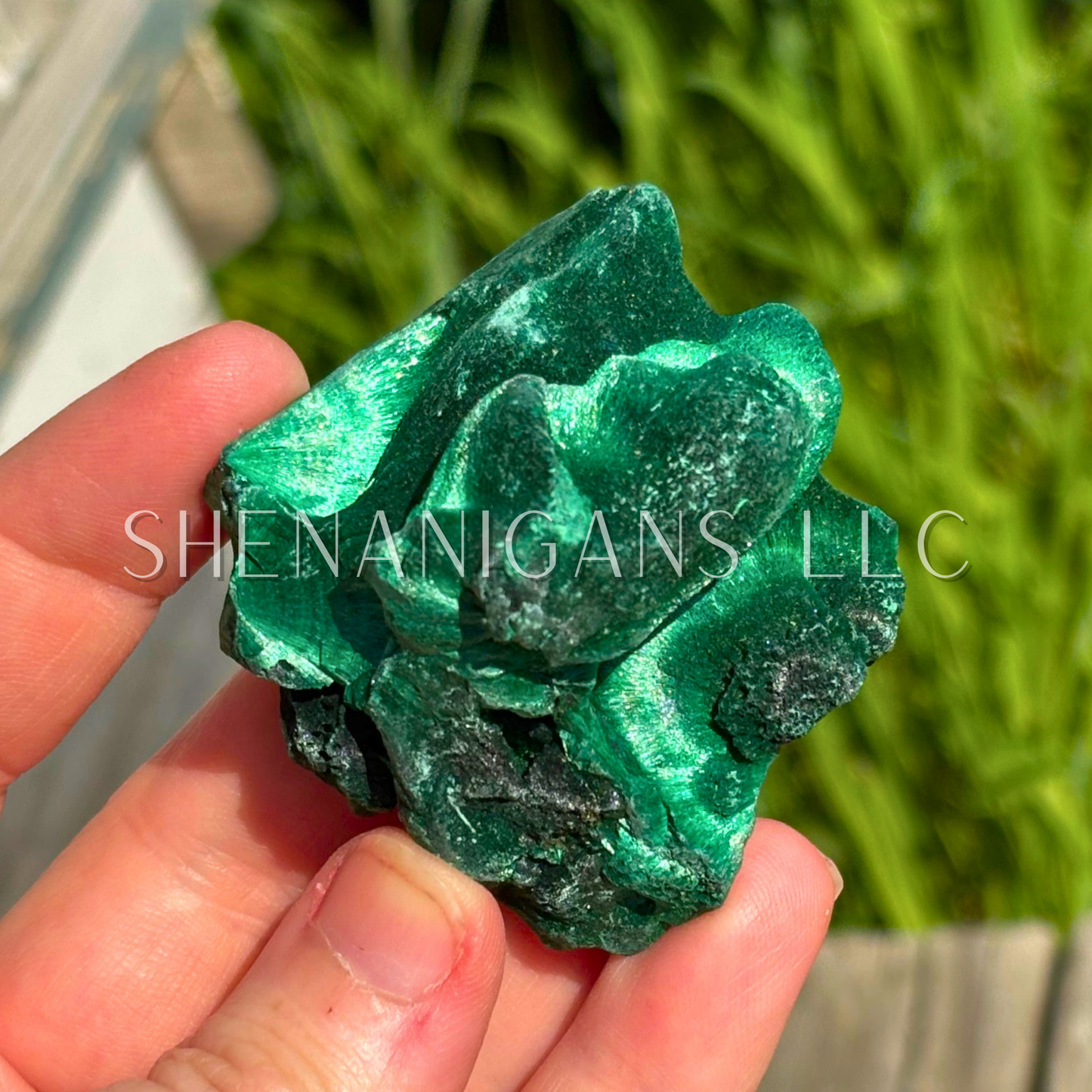 Fiberous Malachite Raw Specimen