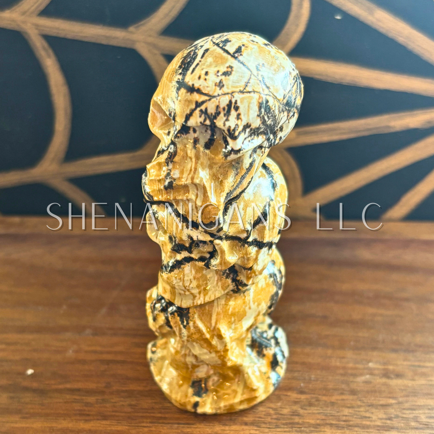 Stacking skulls - see no evil, hear no evil, speak no evil