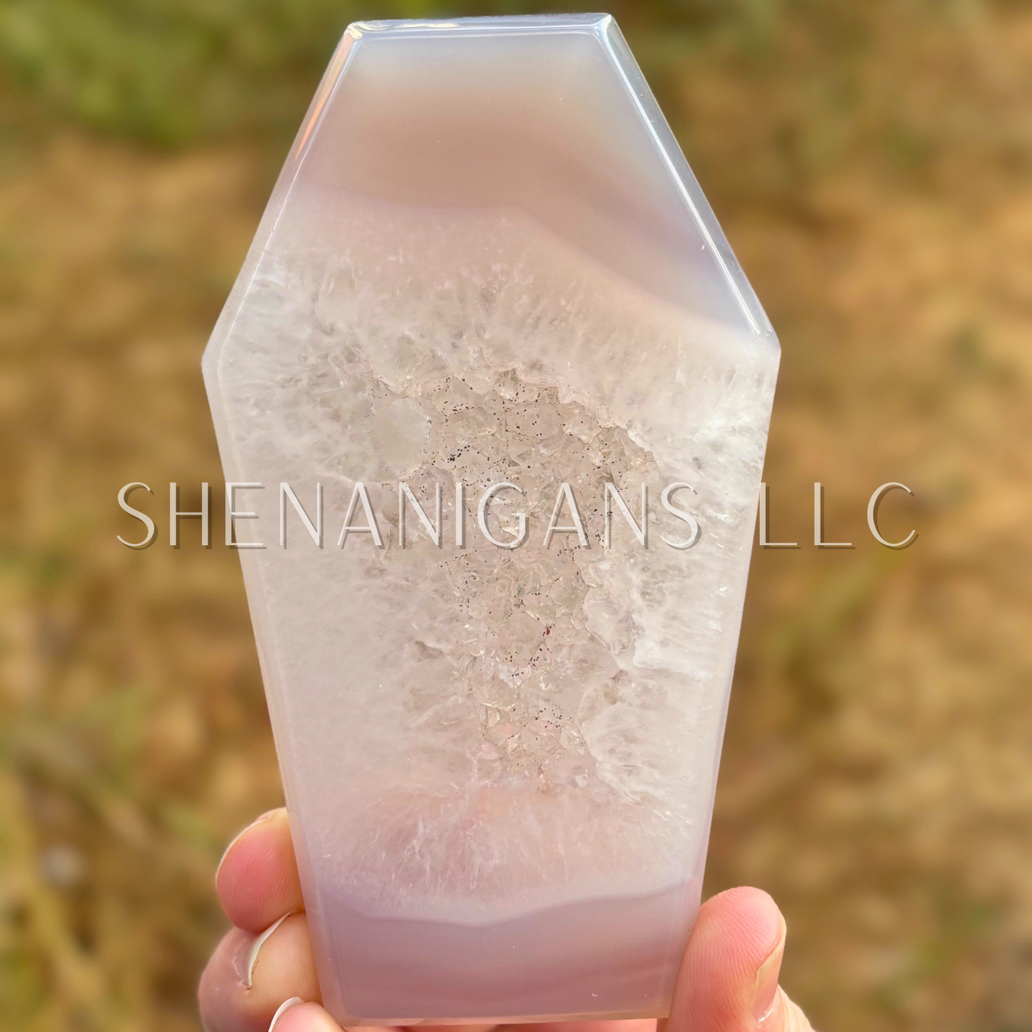 Druzy Agate Coffin