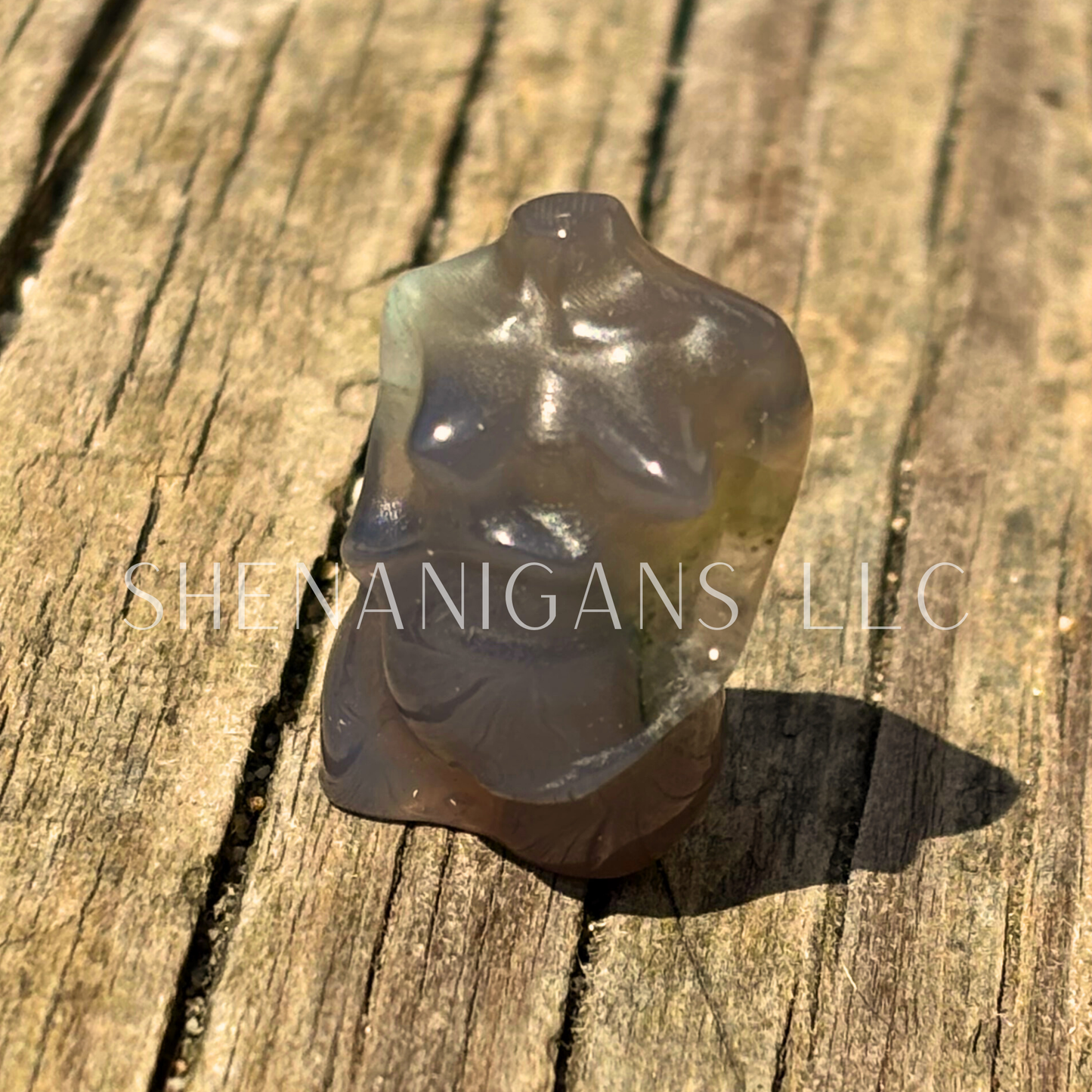 Pregnant Lady Body - Crystal Carving