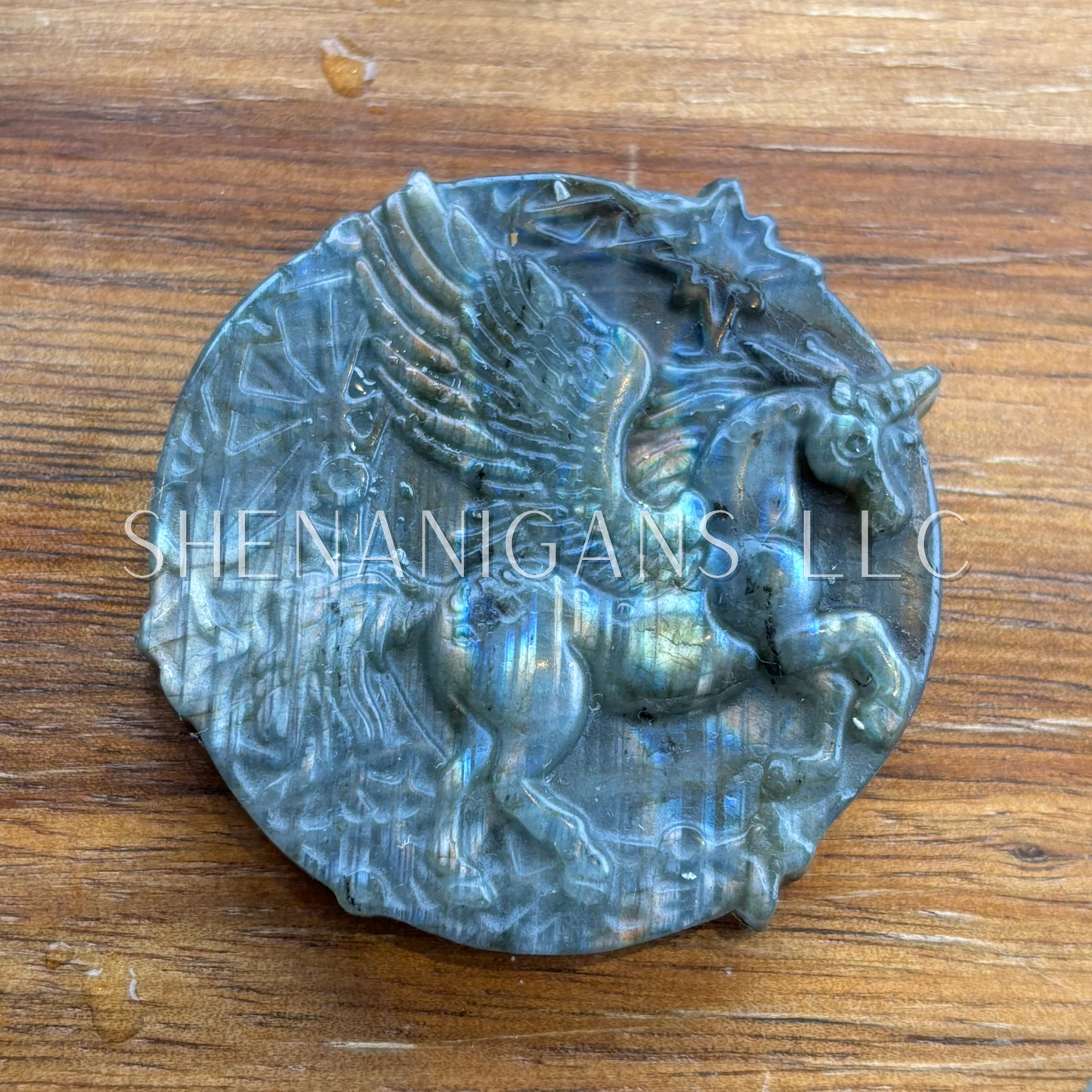 Pegasus - Flat Crystal Carving