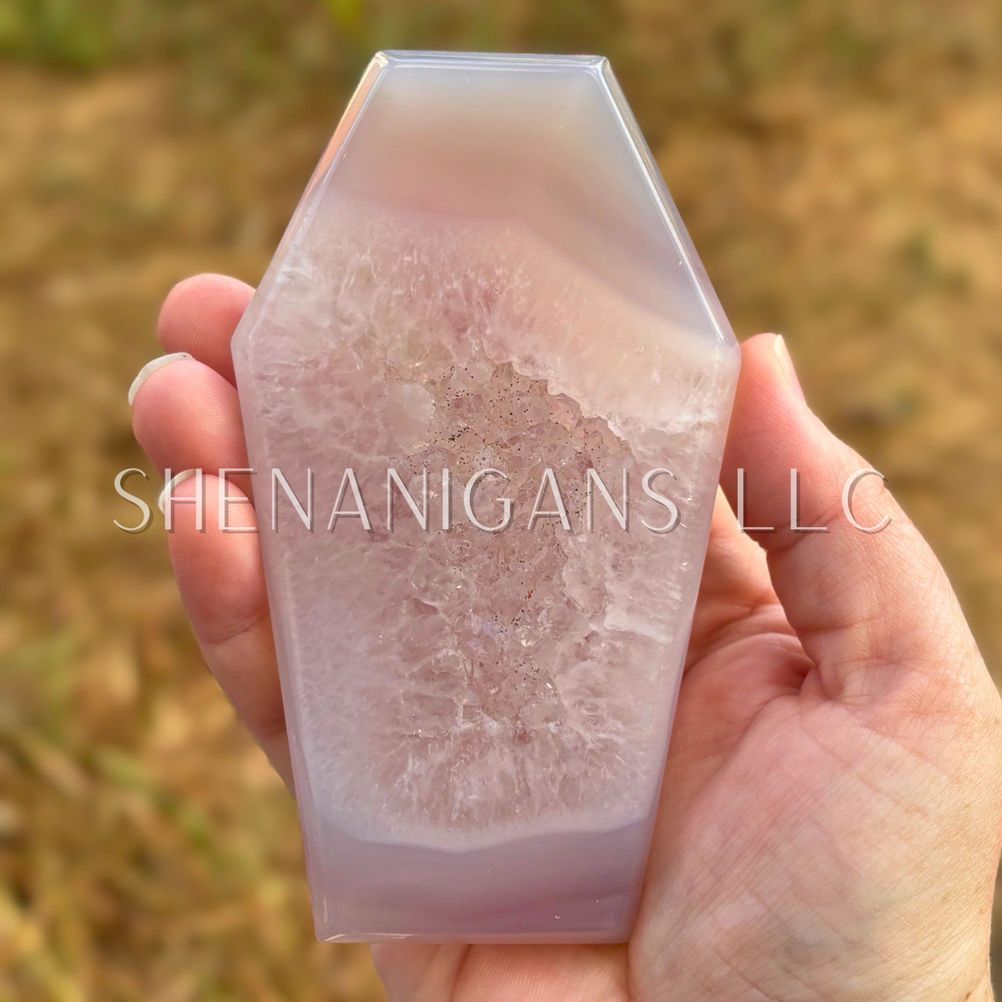 Druzy Agate Coffin