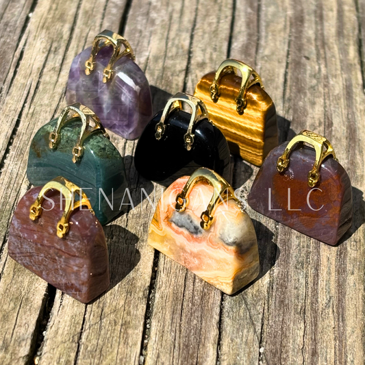 Purse - Crystal Carving