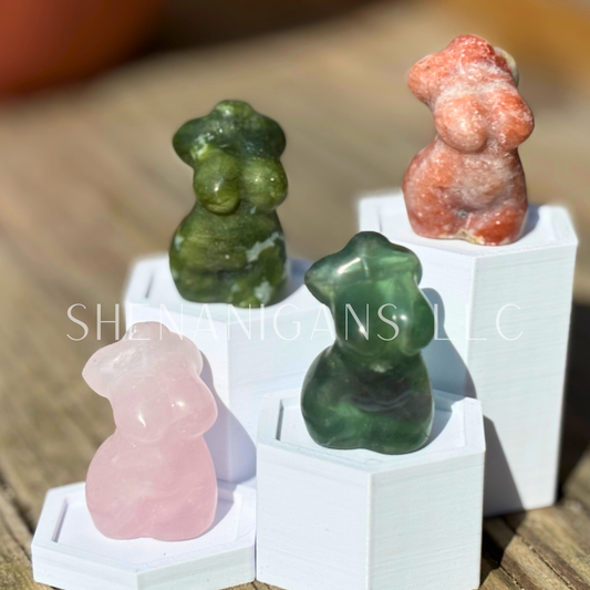 Chubby Lady Body - Small - Crystal Carving