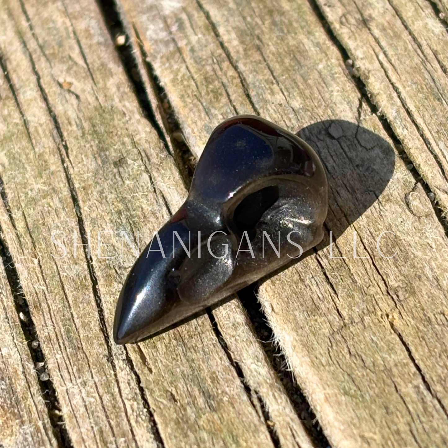 Raven Skull - Small - Crystal Carving