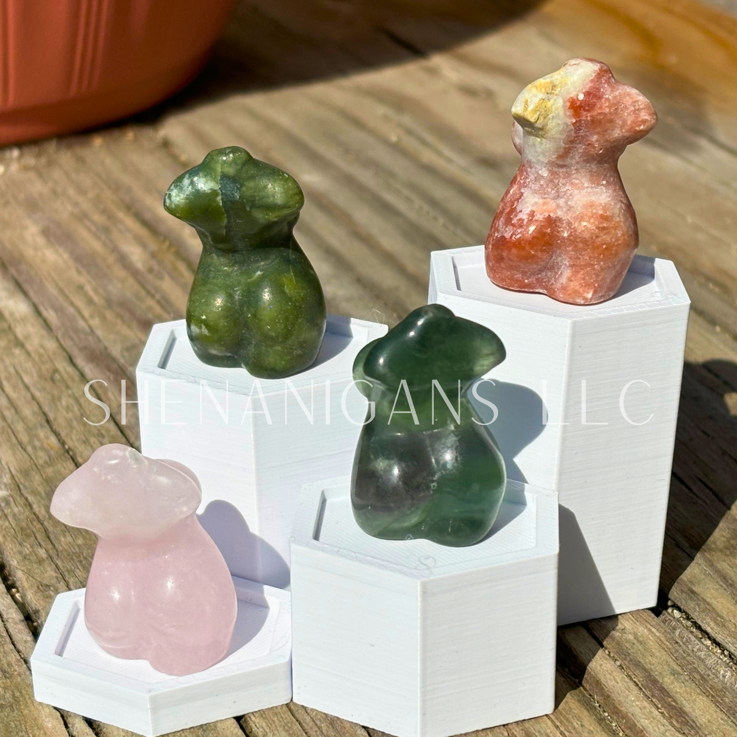 Chubby Lady Body - Small - Crystal Carving