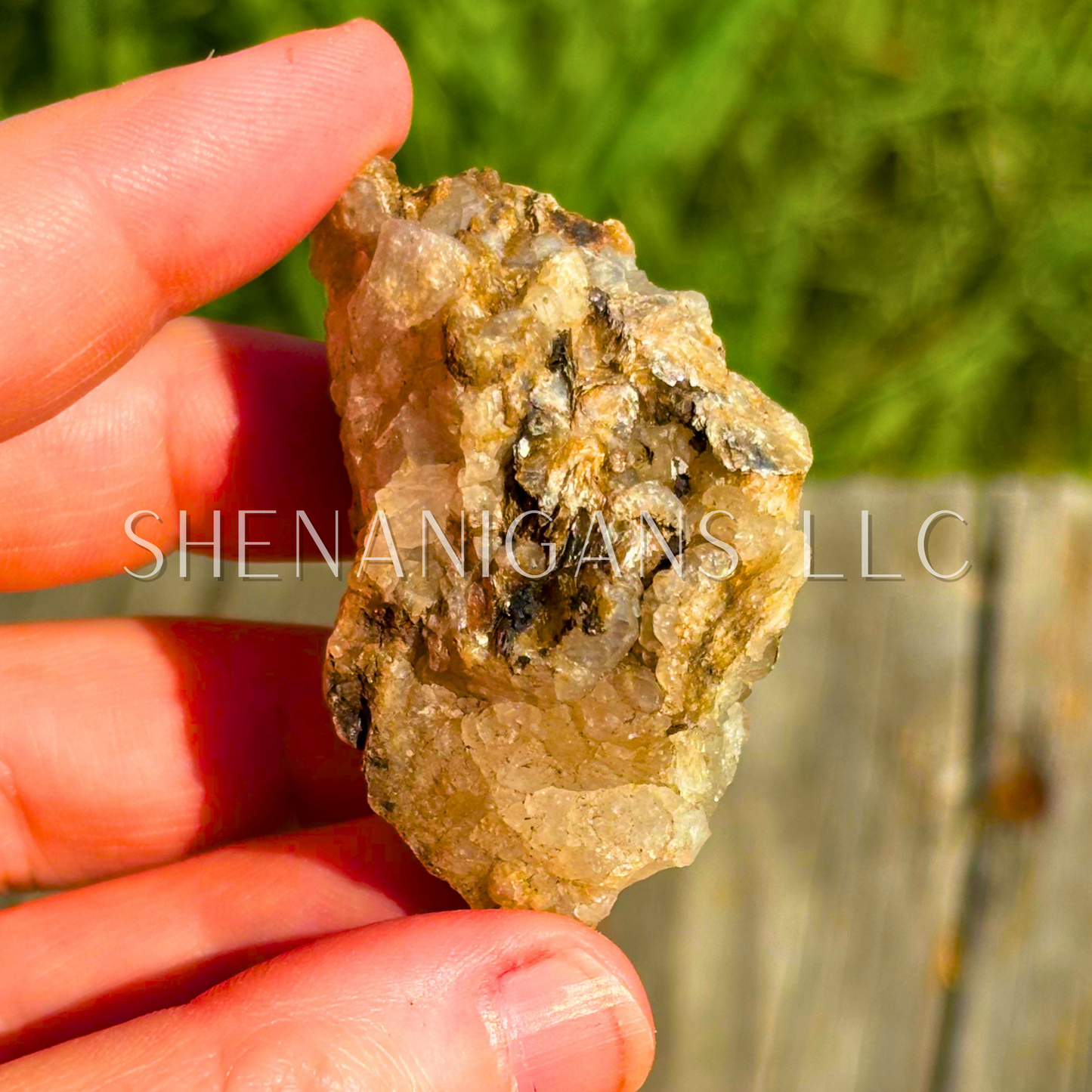 Analcime & Polylithionite Raw Specimen