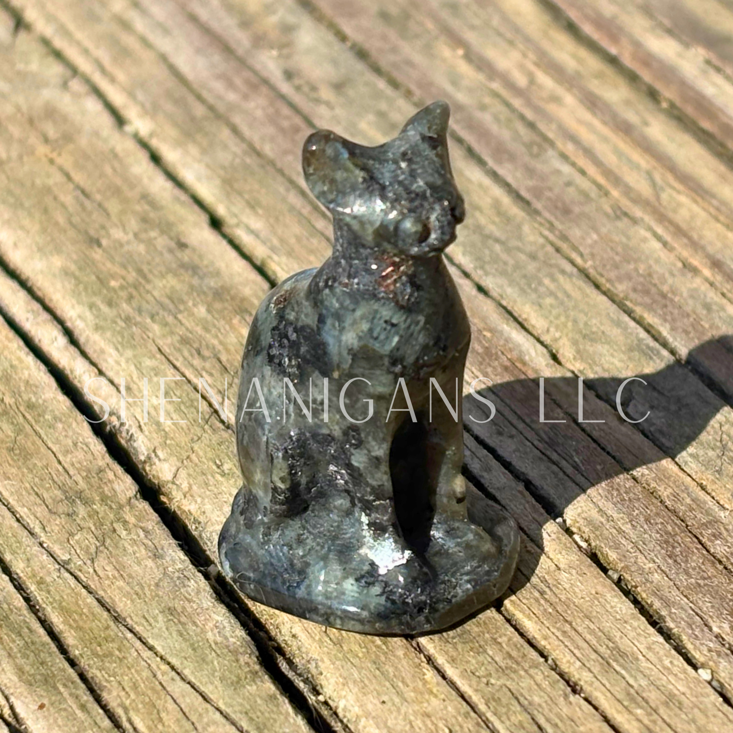 Sphinx Hairless Cat - Small - Crystal Carving