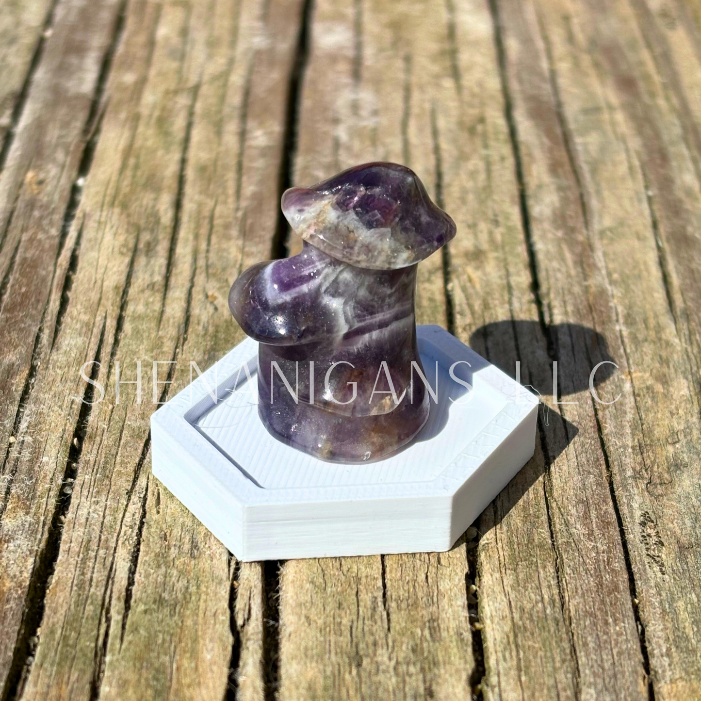 Triple Mushroom - Mini - Crystal Carving