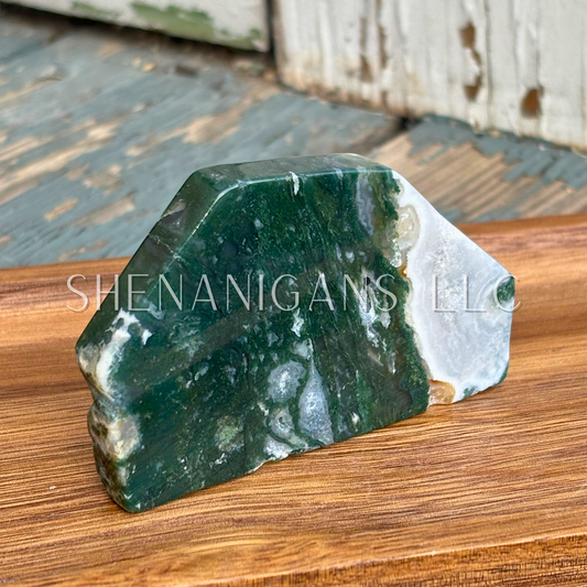 Moss Agate Slice