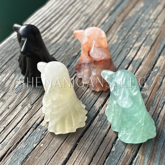 Ghostie in Sheet - Mini - Crystal Carving