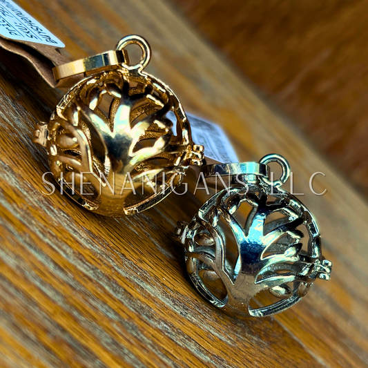 Tree of Life Cage Crystal Holder Pendant – Adjustable Cage for Interchangeable Crystals
