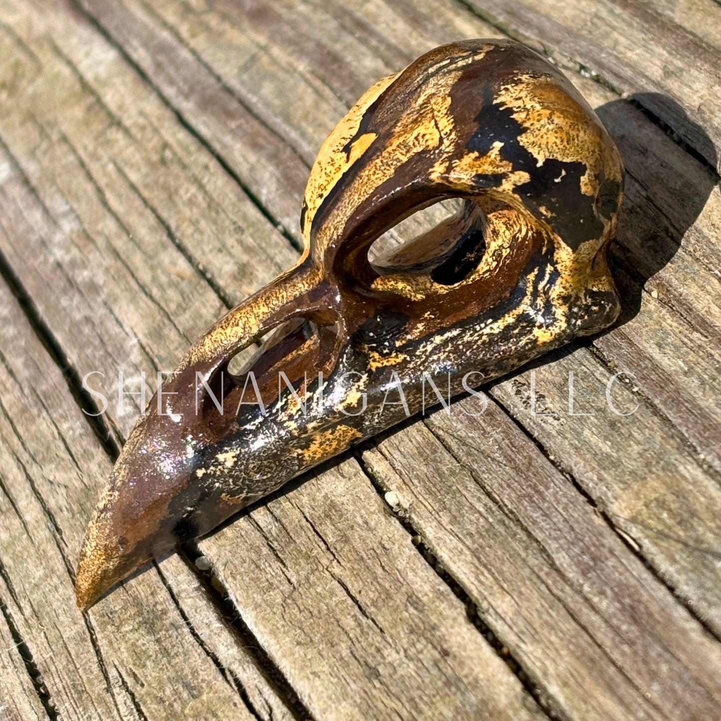 Raven Skull - Large - Crystal Carving