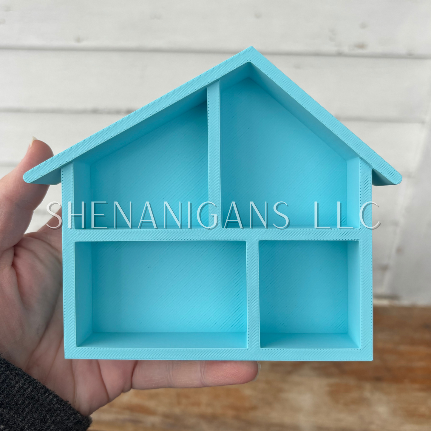 Curio Shelf House - Trinket, Desk, Crystal