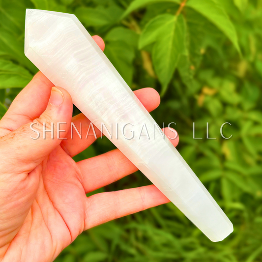 Mangano Calcite Wand Point