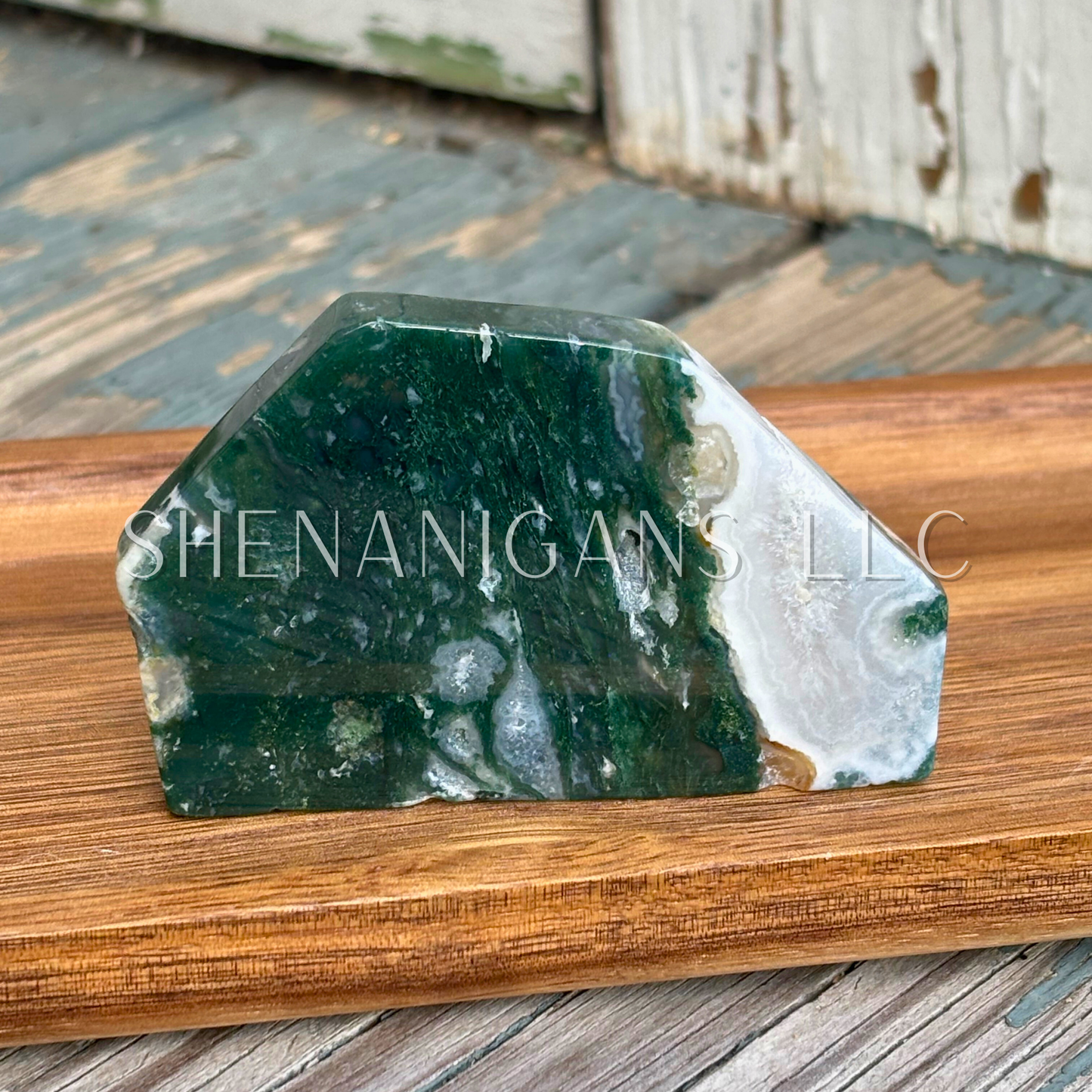 Moss Agate Slice