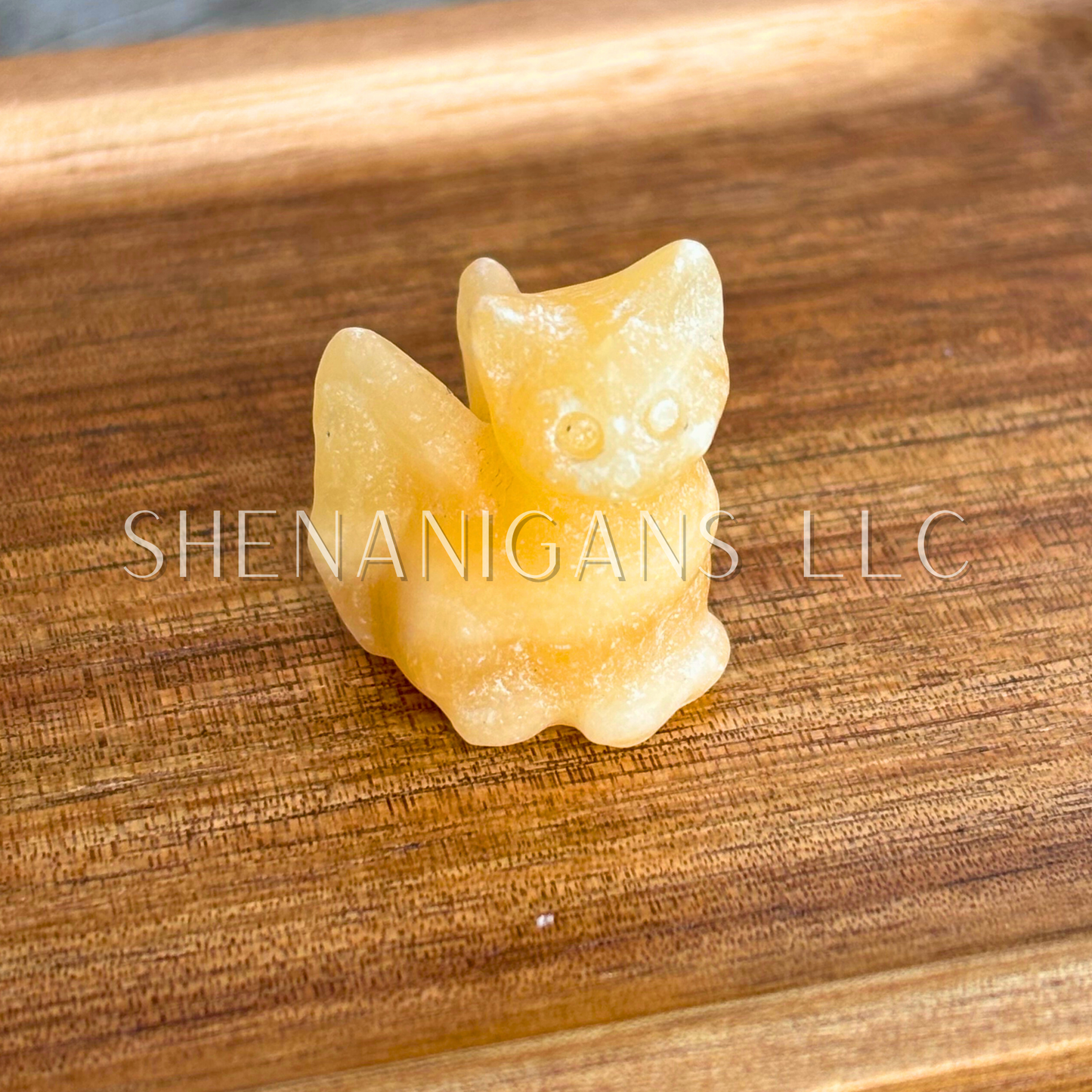 Angel Cat - Small Carving