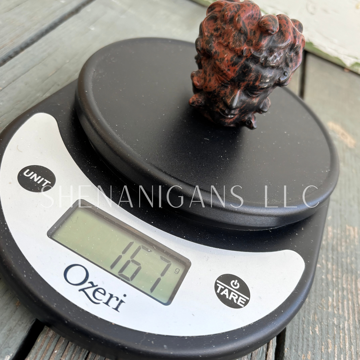 Medusa Head - Mahogany Obsidian - Crystal Carving