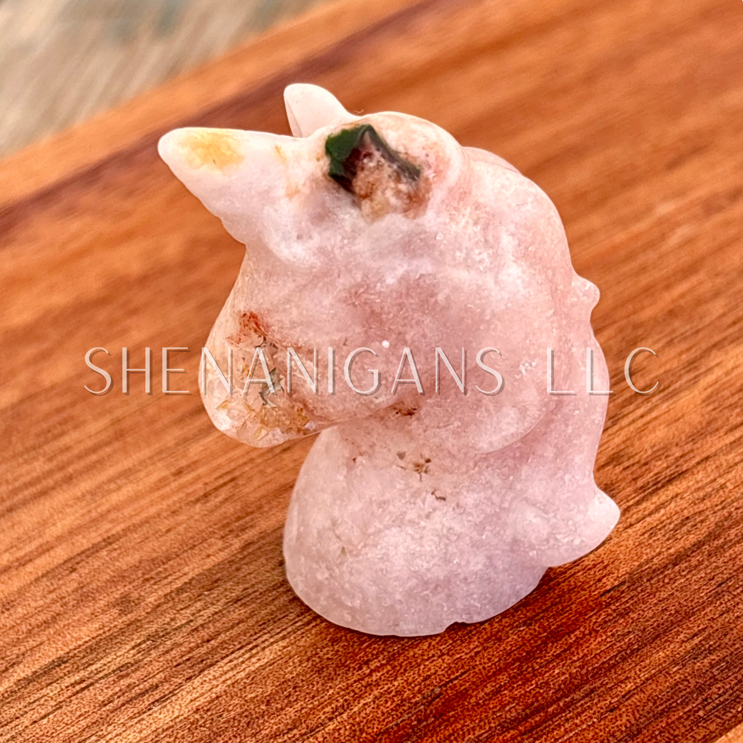 Unicorn Head - Mini - Crystal Carving
