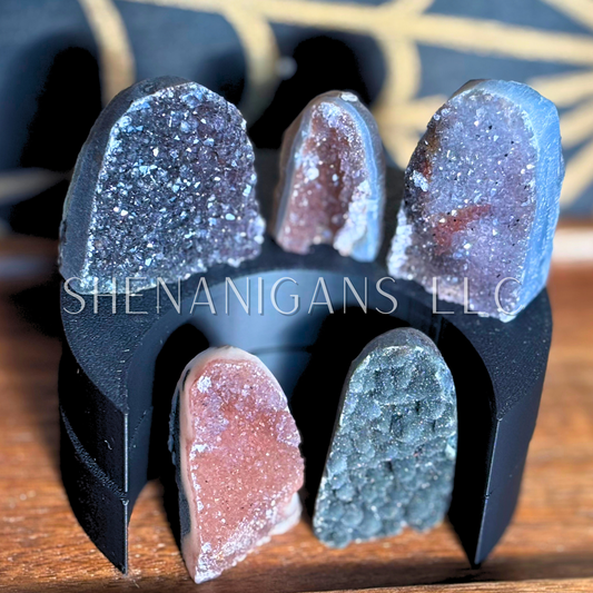 Mini Druzy Geode Towers
