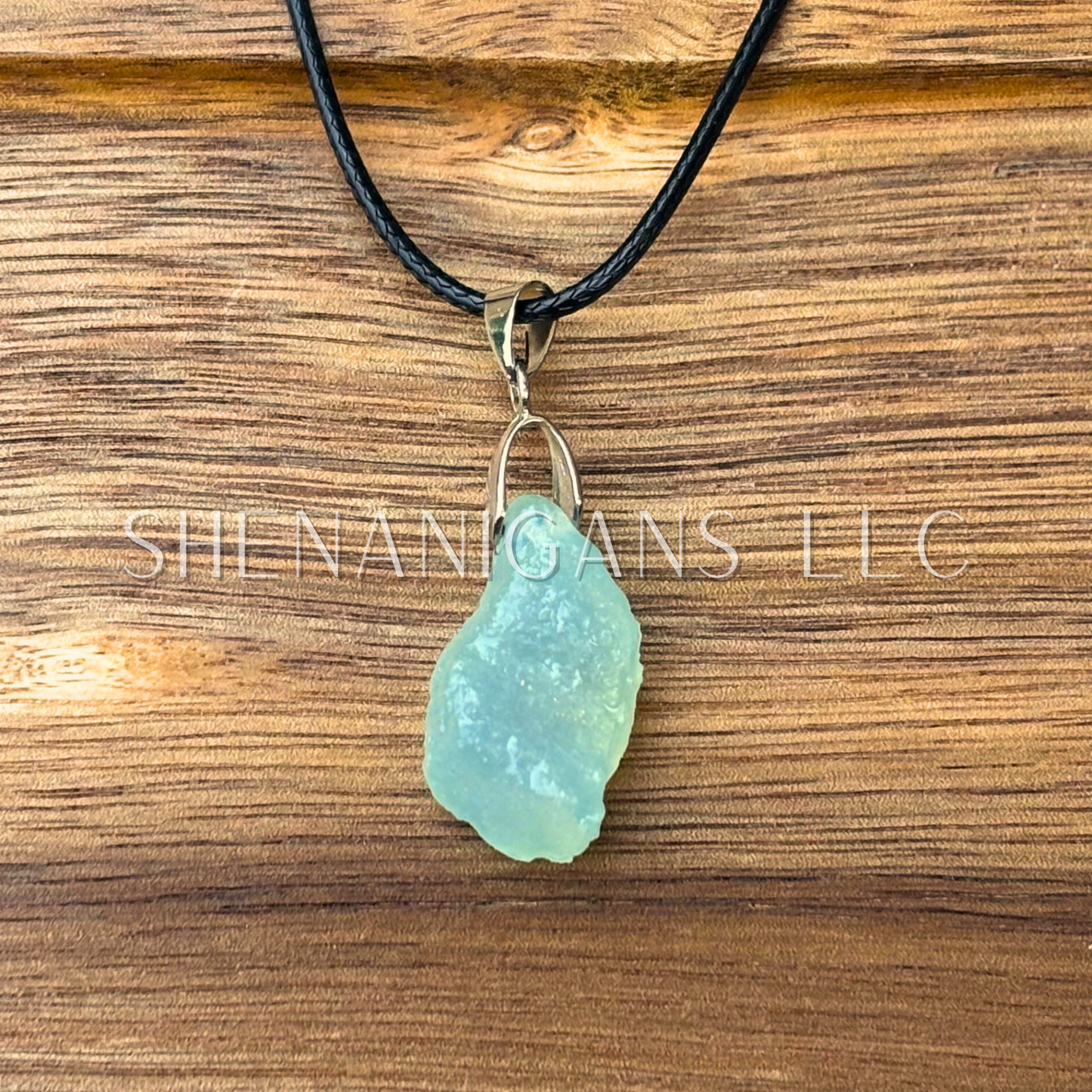 Raw Stone Pendant Necklace – Satin Silk Cord with Lobster Clasp (Amethyst, Citrine, Rose Quartz, Labradorite, Aquamarine)