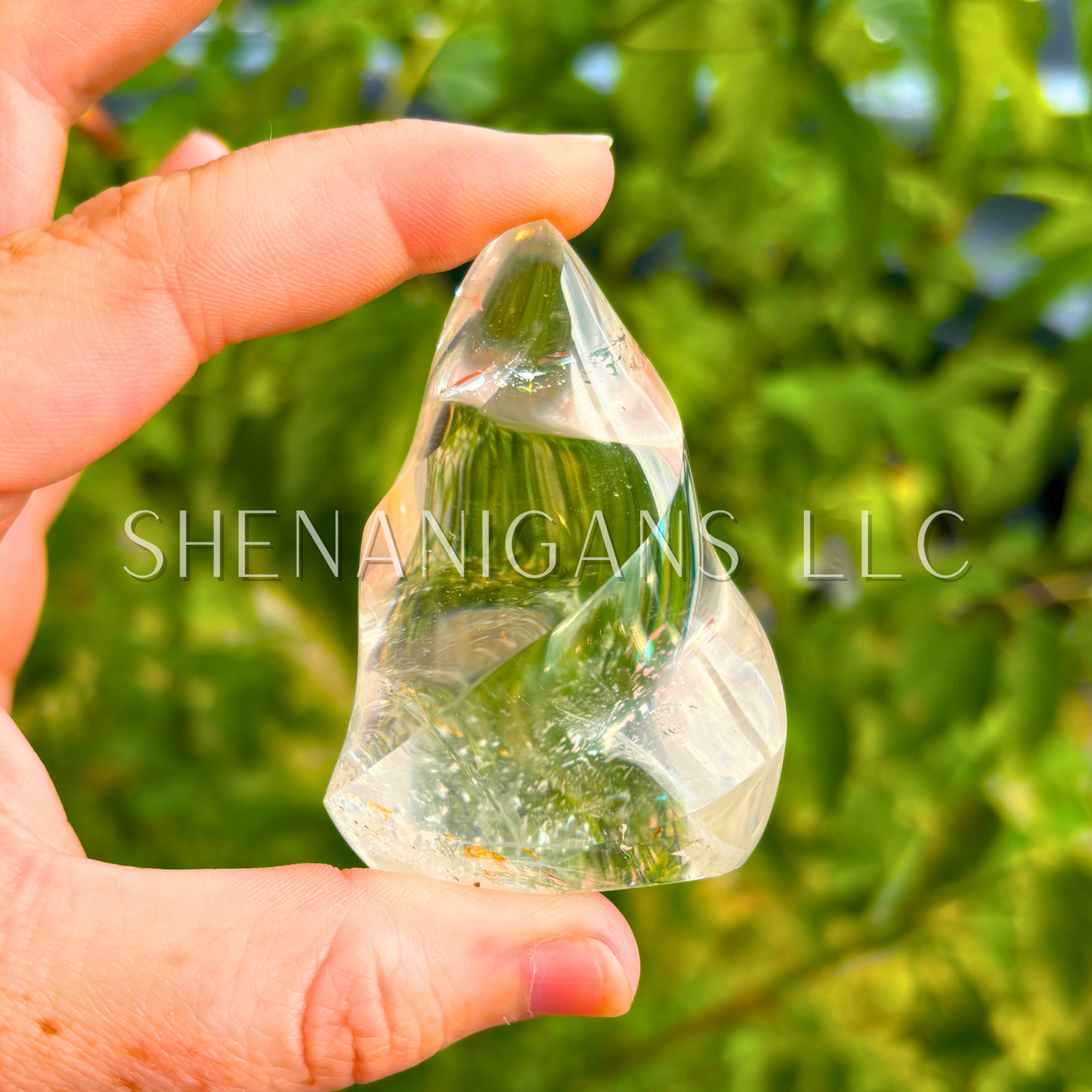 Clear Quartz Flame