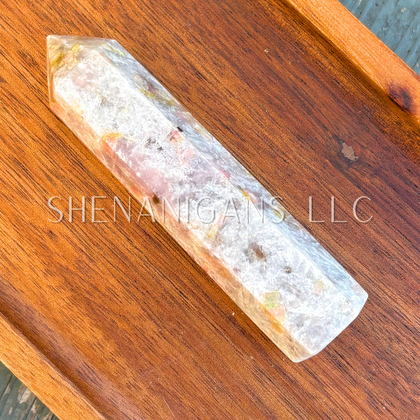 3.25" Mix Material Polished Point Mineral Specimen Gemstone Crystal Obelisk Wand