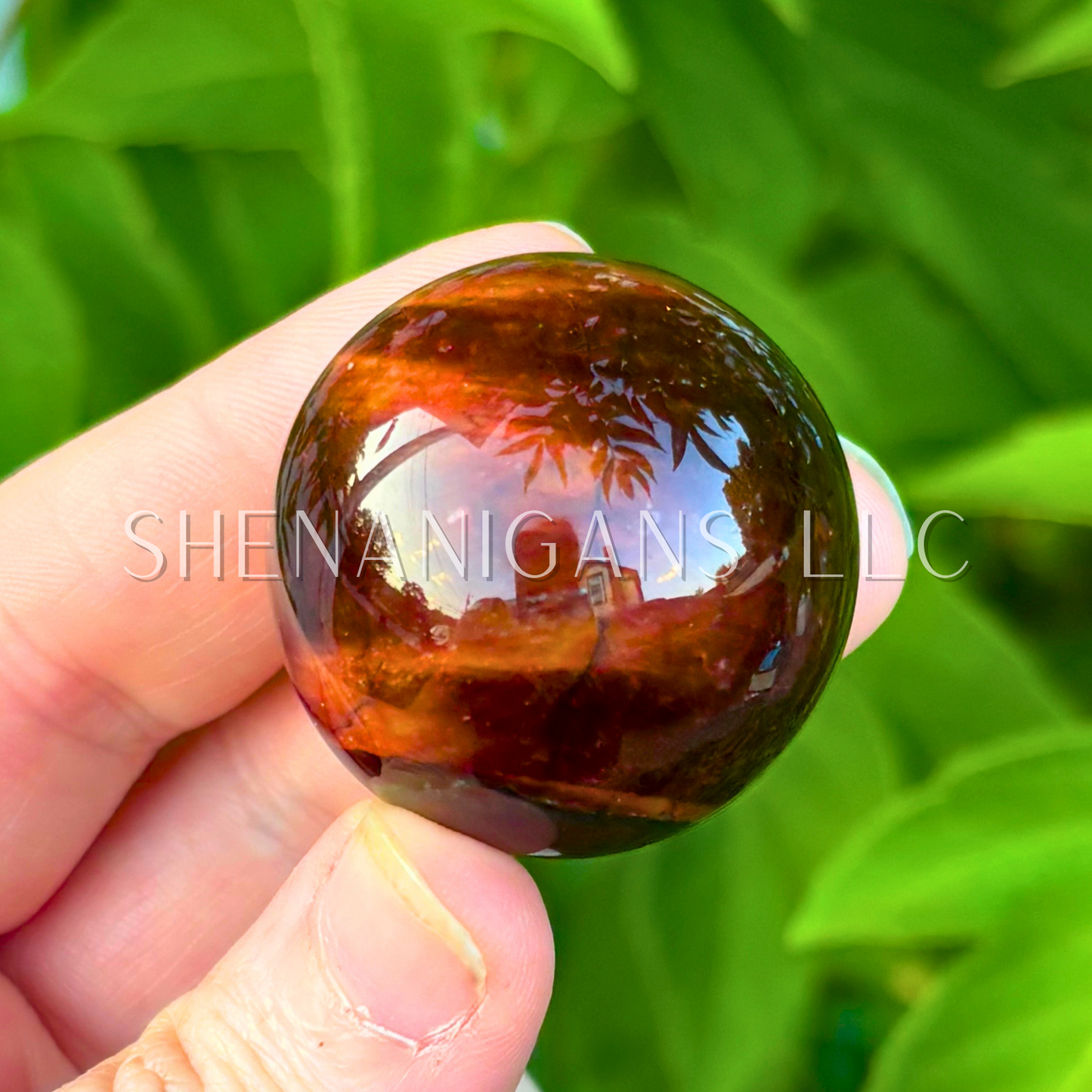 Red Tigers Eye Sphere