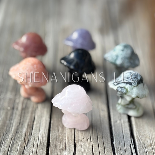 Mushroom Lady Body - Mini - Crystal Carving