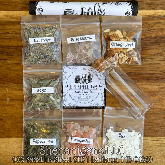 DIY Spell Jar Kit - Safe Travels