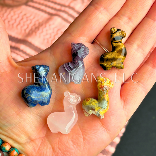 Llama - tiny- Crystal Carving