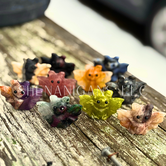Cute Bat - Small - Crystal Carving