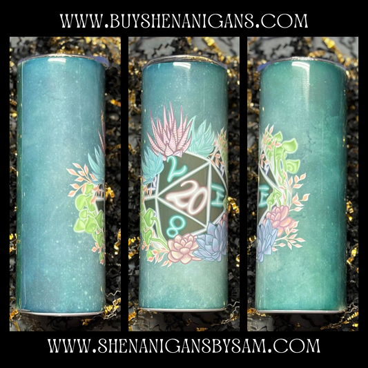 Cottage Core D20 Drinkware
