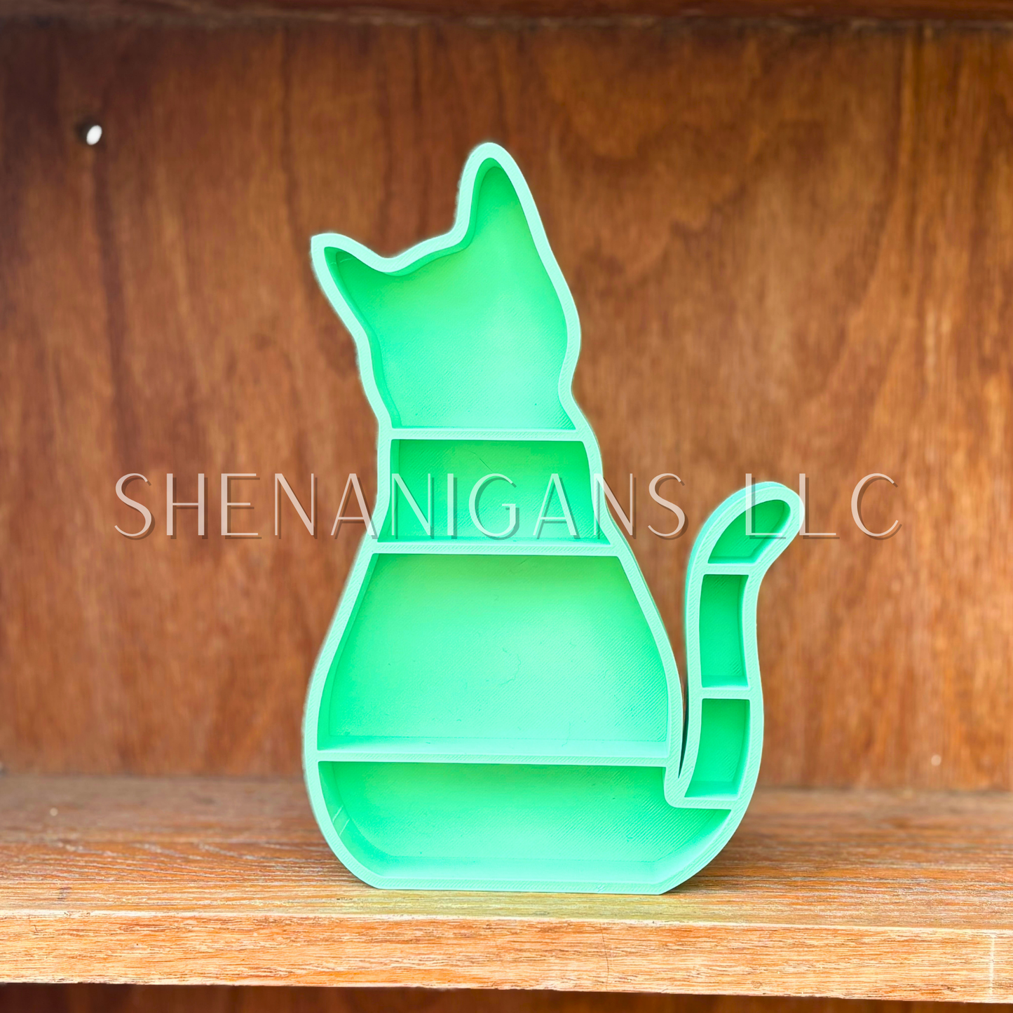 Cat Curio Shelf
