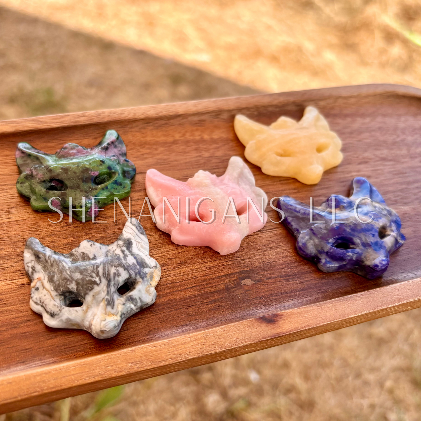Fox Mask - Mini - Crystal Carving