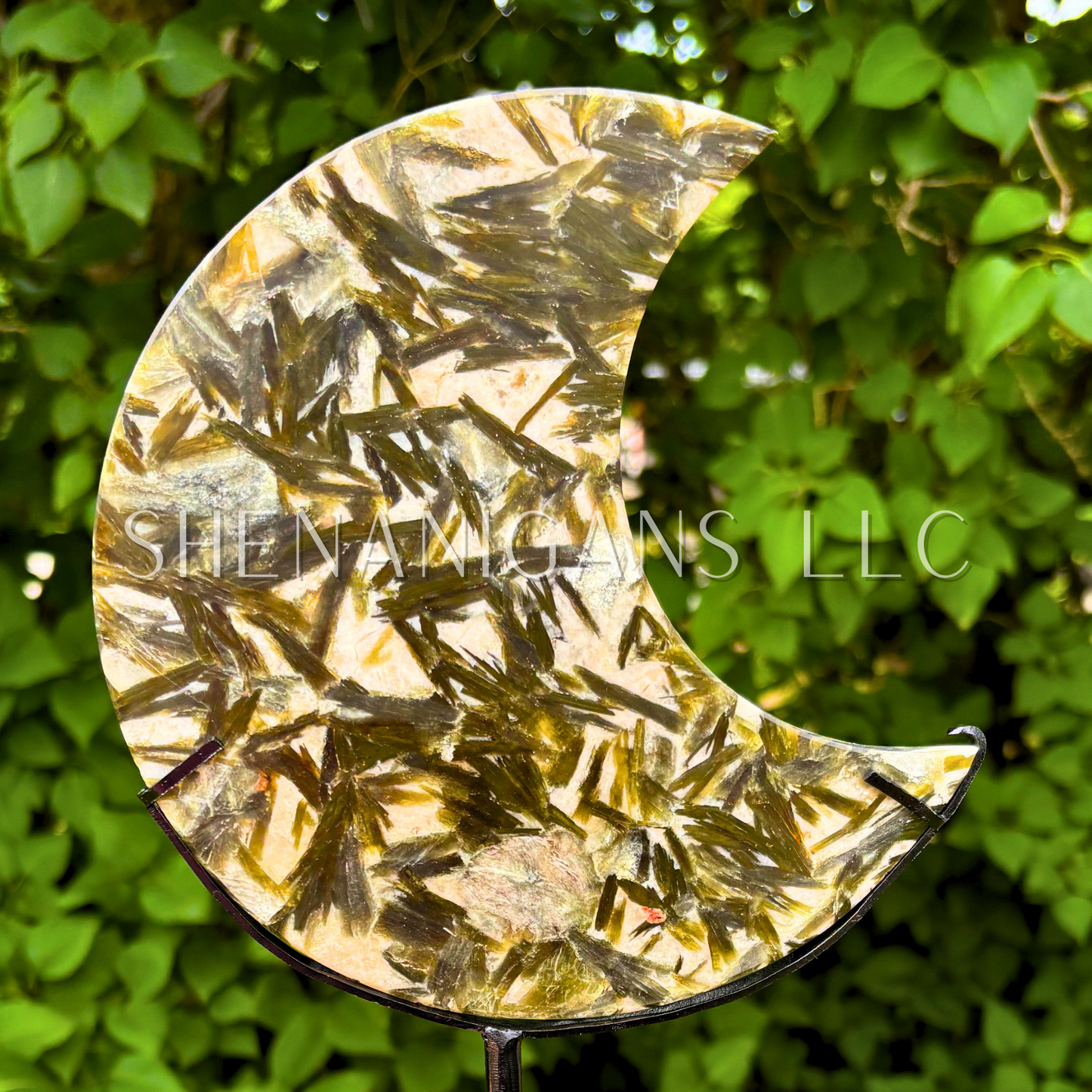 Green Mica Moon