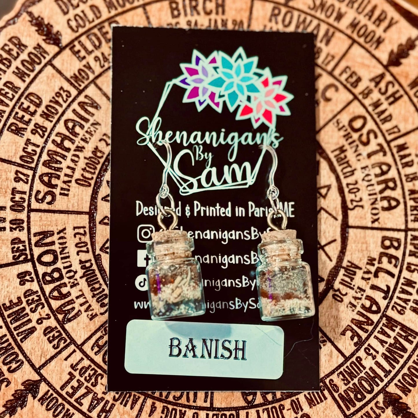 Spell Jar Earrings - Banish