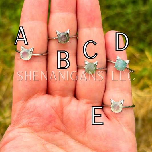 Cat Head Ring - Alloy Setting