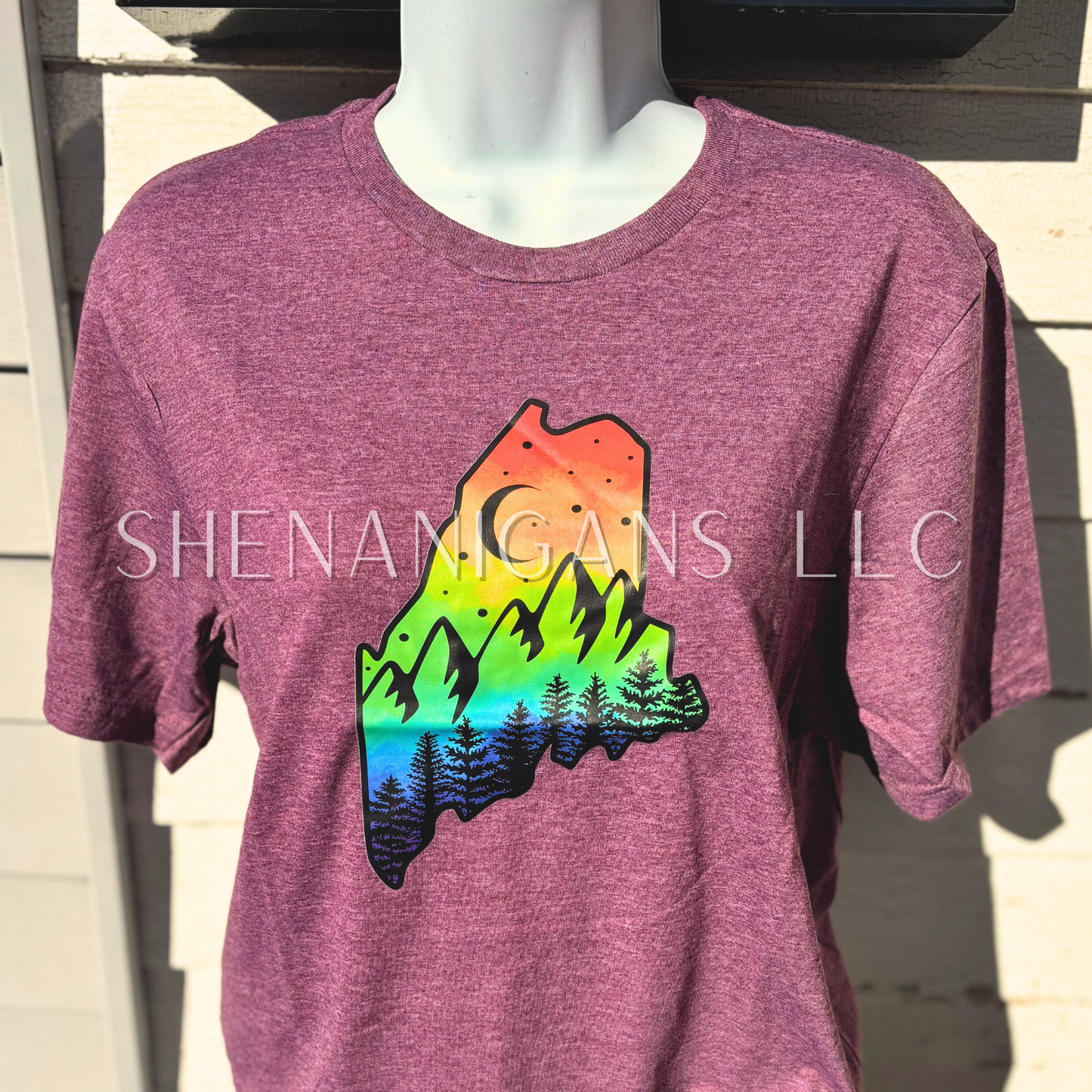 DISCONTINUED: Pride Maine Night Sky Apparel - Original Art by Sam