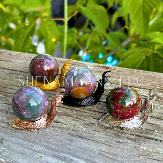 Snail Crystal Sphere stand