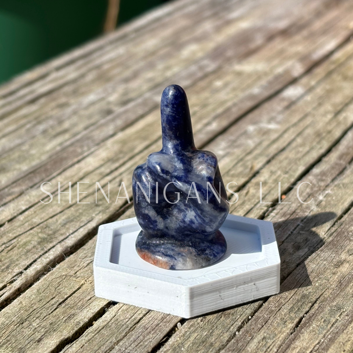 Middle Finger - Mini - Crystal Carving