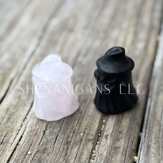 Jackolantern Ghostie - Mini - Crystal Carving