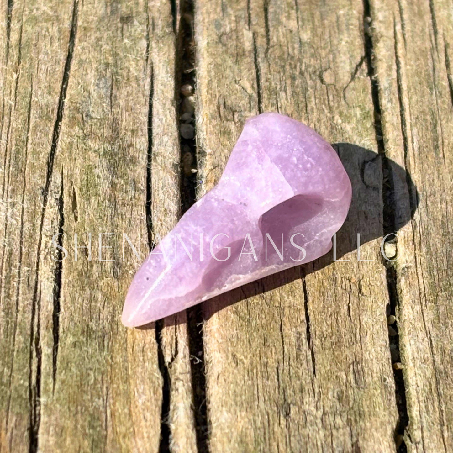 Raven Skull - Small - Crystal Carving