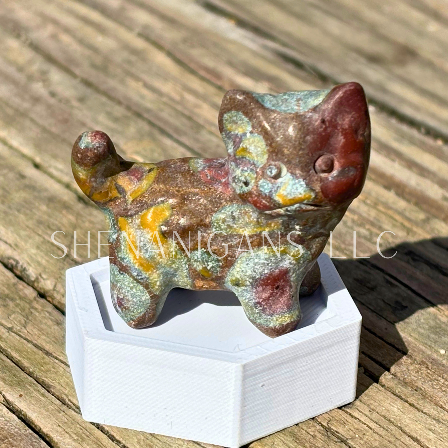 Furry Cat - Small - Crystal Carving