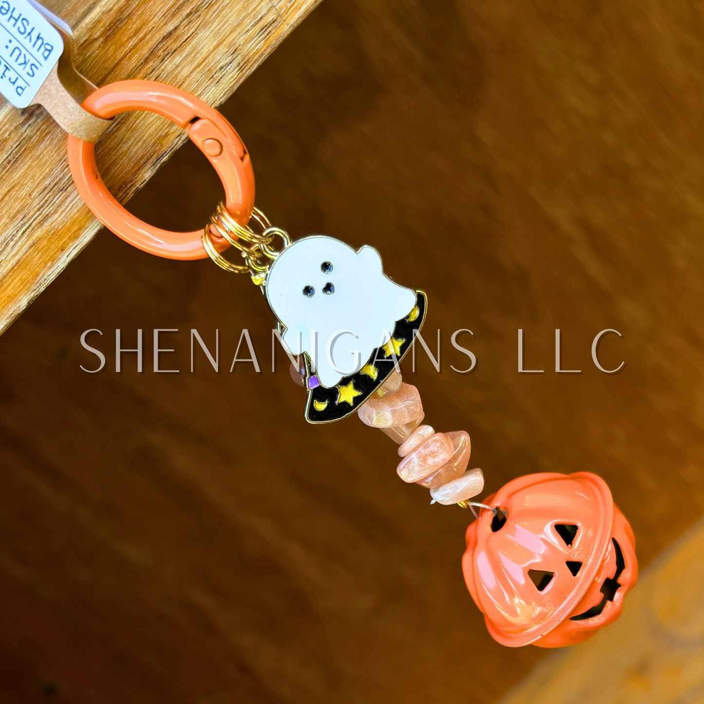 Jackolantern Keychain - Halloween Bell