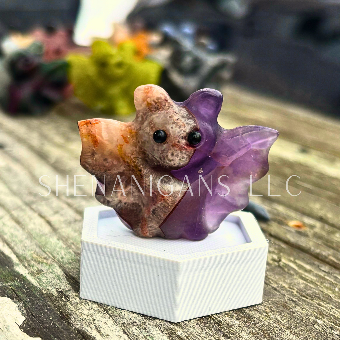 Cute Bat - Small - Crystal Carving