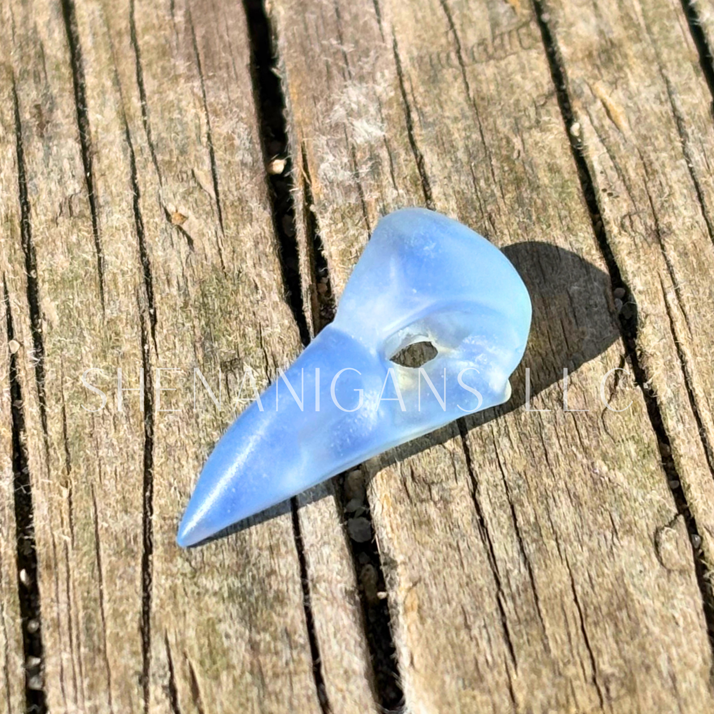 Raven Skull - Small - Crystal Carving