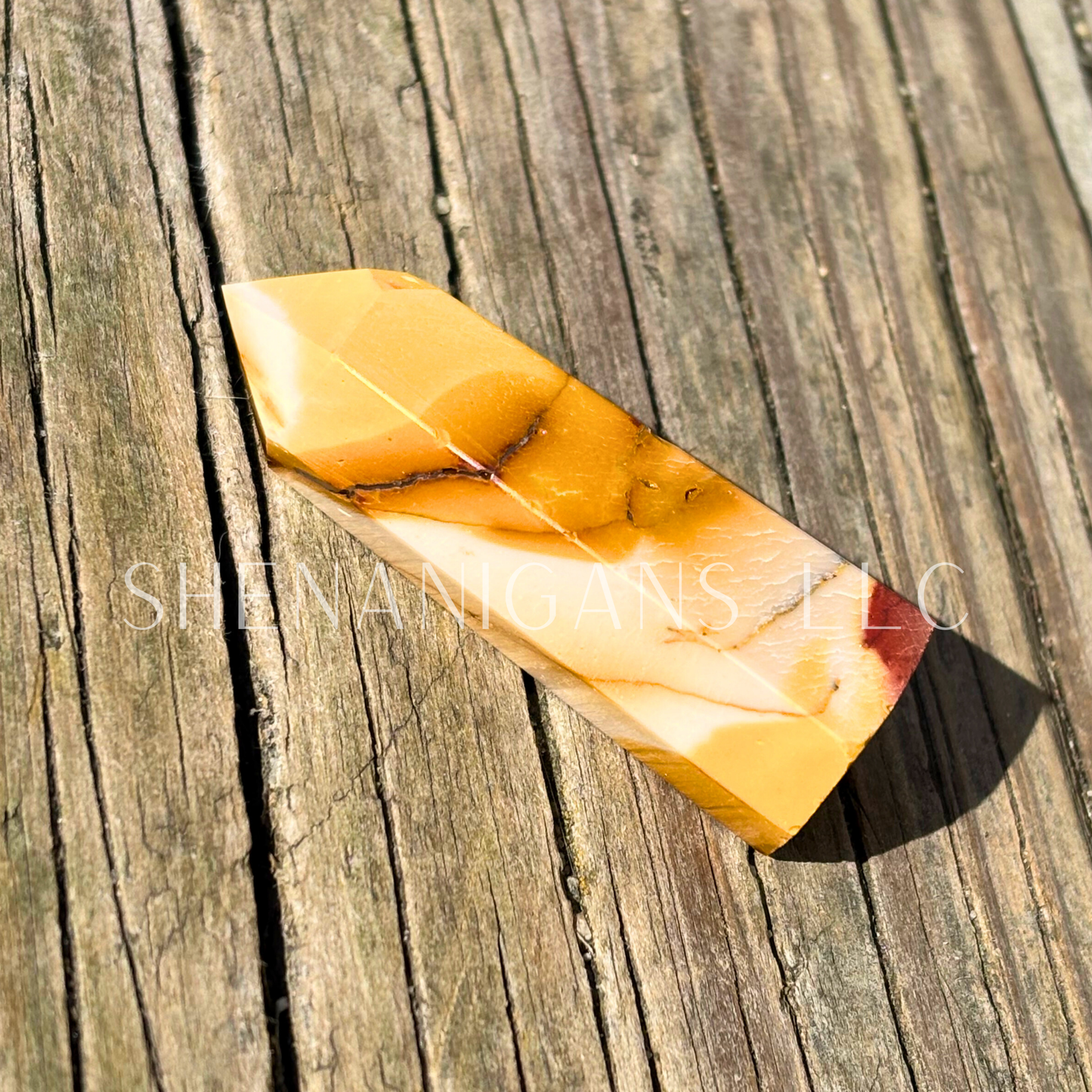 Mookite Jasper Polished Point Mineral Specimen Gemstone Crystal Obelisk Wand
